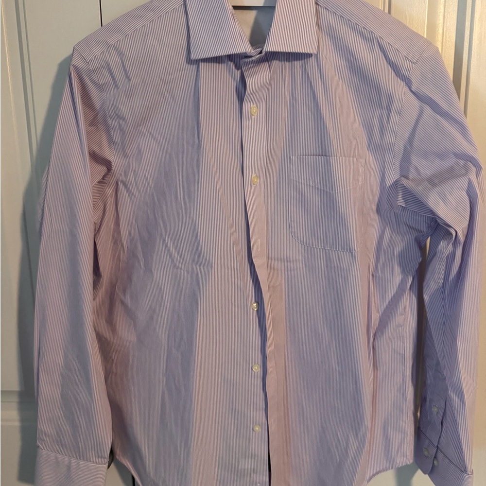 Ralph Lauren Lavender Striped Dress Shirt